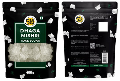 5:15PM Dhaga Mishri 455gm | Rock Sugar Crystals | Mishri Dhaga Pure Thread Crystal | Natural Thread Mishri Crystal | Dhage Wali Mishri | Candy Thread Crystals – 455gm