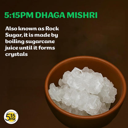 5:15PM Dhaga Mishri 455gm | Rock Sugar Crystals | Mishri Dhaga Pure Thread Crystal | Natural Thread Mishri Crystal | Dhage Wali Mishri | Candy Thread Crystals – 455gm
