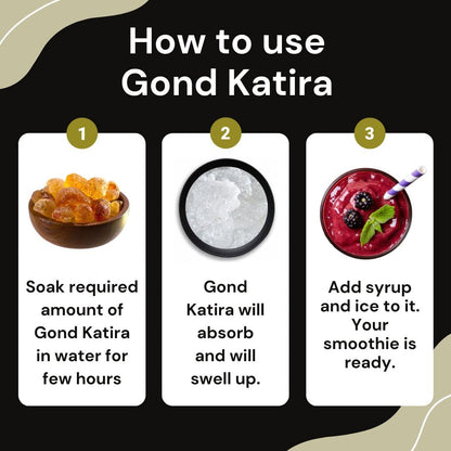 5:15PM Gond Katira 250g | 100% Pure & Natural Edible Gum |Tragacanth Gum -250g