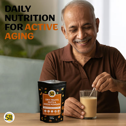 5:15PM Dry Fruits Powder 100g|100% Natural | No Added Sugar| Nuts and Seeds Powder| Dry Fruits powder for baby and adults |No Added Sugar| Nut Powders for Babies – 100g