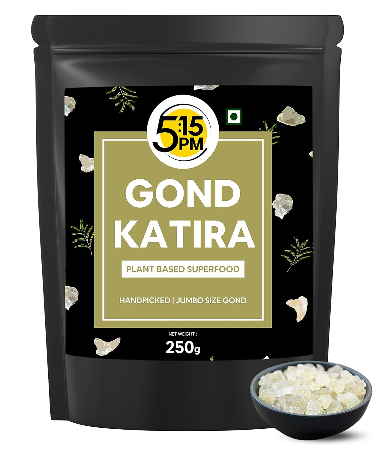 5:15PM Gond Katira 250g | 100% Pure & Natural Edible Gum |Tragacanth Gum -250g