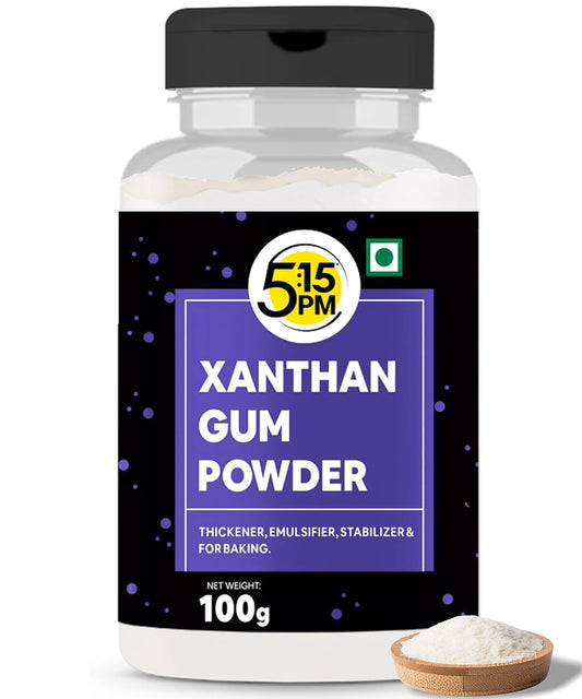 5:15PM Xanthan Gum Powder For Cooking & Baking|Thickening & Binding Agent|Food Stabilizer|Food Emulsifier & Foaming Agent -100 grams