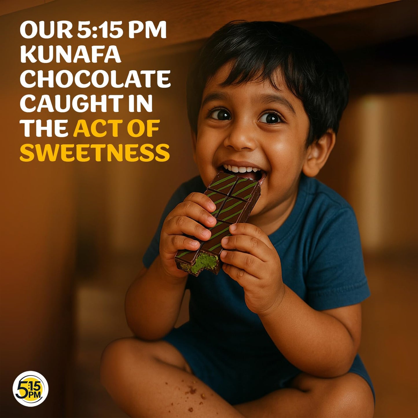 5:15PM Kunafa Chocolate Bar Dubai Style 120gm | Pistachio Kunafa Dubai Chocolate Dessert | Milk Chocolate, Creamy Pistachios & Crunchy Kunafas spread | Dubai Kunafa Chocolates with Pistachios – 120gm