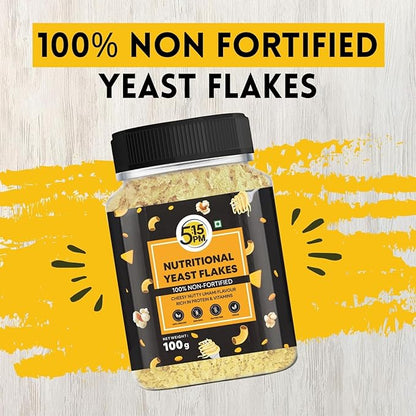 5:15 PM Nutritional Yeast Flakes Unfortified| Yeast Seasoning| Non-Fortified| Nutty & Cheesy Flavour| Nooch - 100g