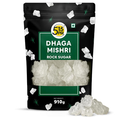 5:15PM Dhaga Mishri 910gm | Rock Sugar Crystals | Mishri Dhaga Pure Thread Crystal | Natural Thread Mishri Crystal | Dhage Wali Mishri | Candy Thread Crystals – 910gm