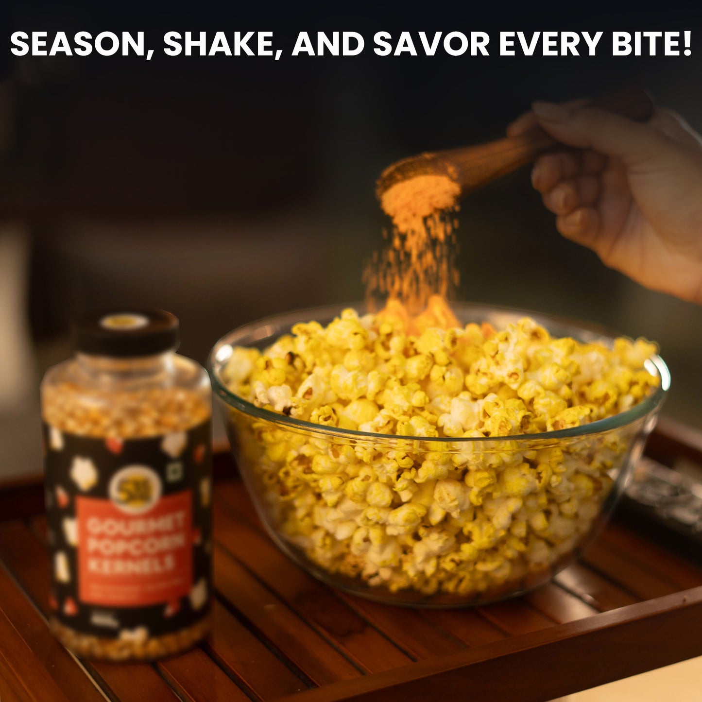 5:15PM Popcorn Kernel Seeds– Big Size Gourmet Pop Corn Kernels | High Expansion, A Grade Makkai Popcorn – 400g