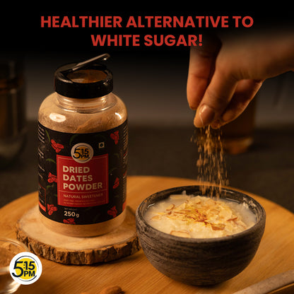 5:15PM Dried Dates Powder (Kharik Powder) | No Added Sugar - 250g