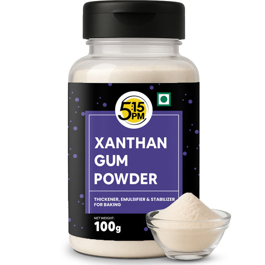 5:15PM Xanthan Gum Powder For Cooking & Baking|Thickening & Binding Agent|Food Stabilizer|Food Emulsifier & Foaming Agent -100 grams
