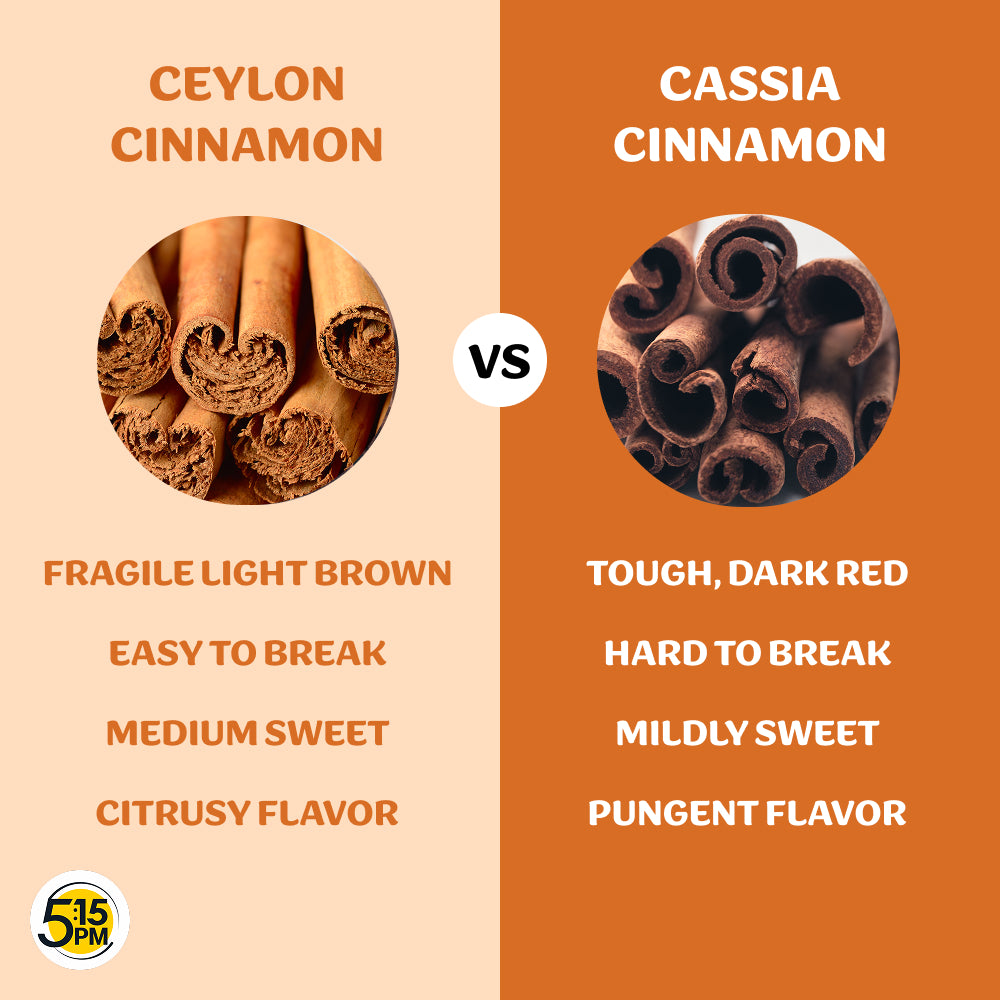 5:15PM Ceylon Cinnamon Sticks 100gm| SriLankan Dalchini Sticks |World’s Finest Ceylon Cinnamon Quills - Genuine Source Certification