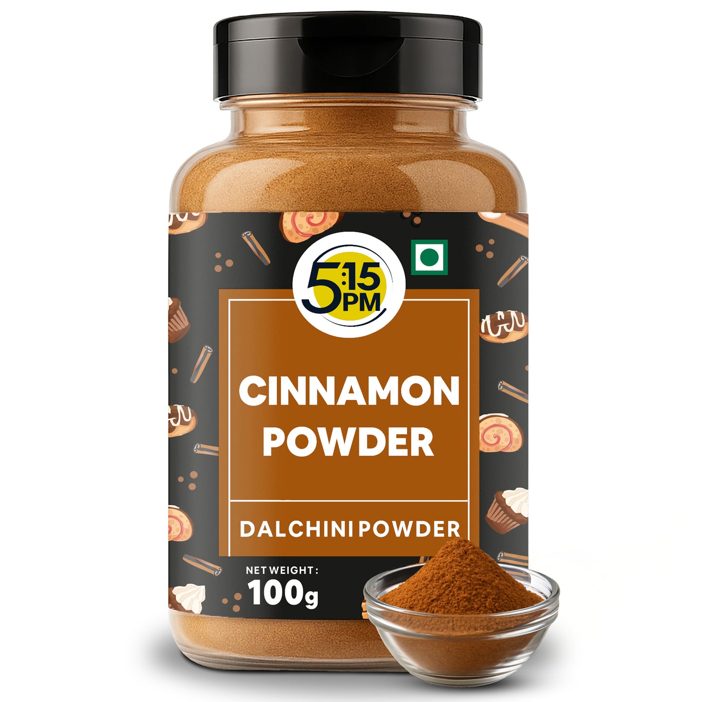 5:15PM Cinnamon Powder| Dalchini Powder |Cinnamon powder for weight loss| 100% Pure & Natural 100grams
