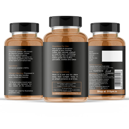 5:15PM Cinnamon Powder| Dalchini Powder |Cinnamon powder for weight loss| 100% Pure & Natural 100grams