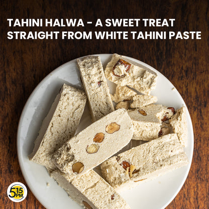 5:15 PM Tahini 300Gm White Tahini Paste For Hummus Ground Hulled Sesame Seed Paste Smooth & Creamy Natural For Hummus, Baba Ghanoush, Salad Dressings And More – 300Gm