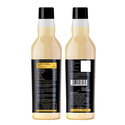 5:15 PM Tahini 300Gm White Tahini Paste For Hummus Ground Hulled Sesame Seed Paste Smooth & Creamy Natural For Hummus, Baba Ghanoush, Salad Dressings And More – 300Gm