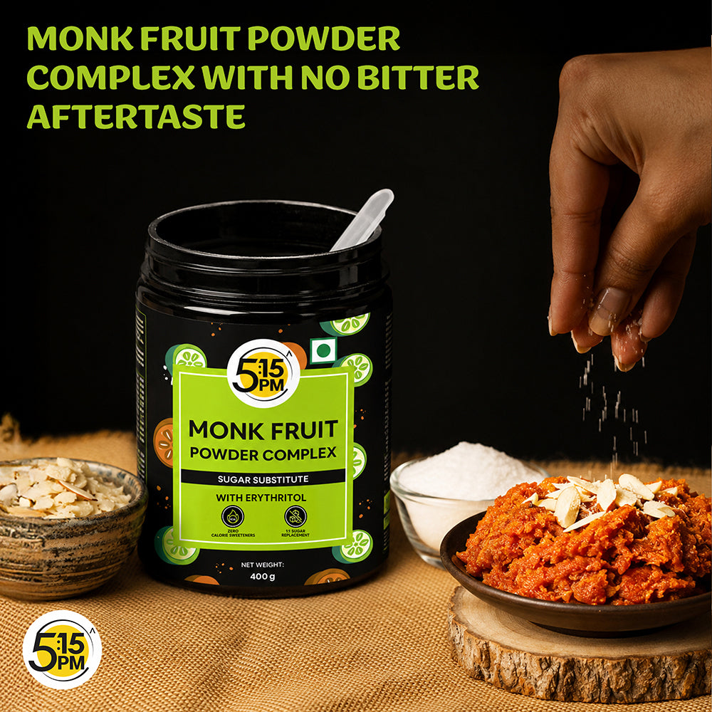 5:15PM Monk Fruit Complex with Erythritol 400g | MonkFruit For Cooking & Baking