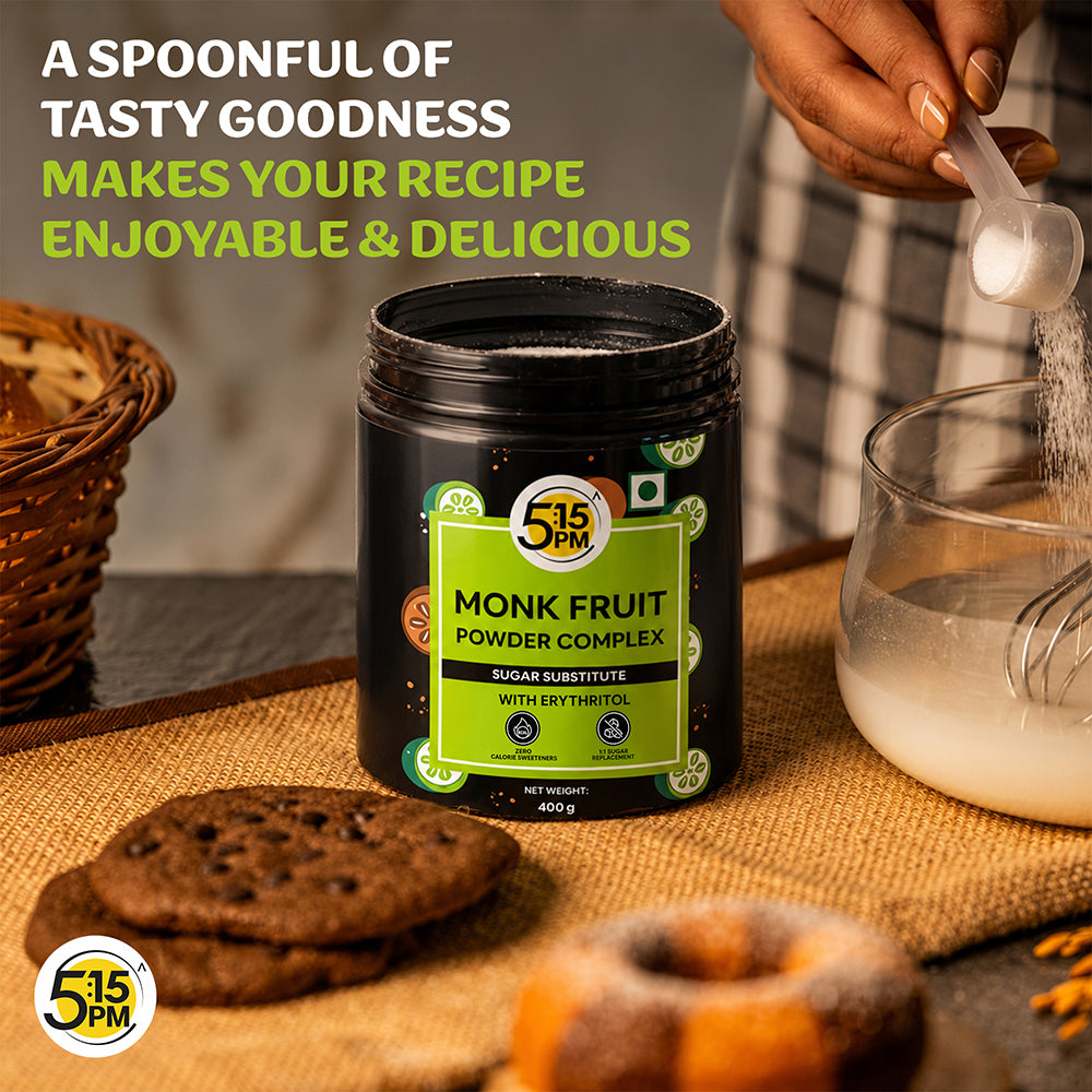 5:15PM Monk Fruit Complex with Erythritol 400g | MonkFruit For Cooking & Baking