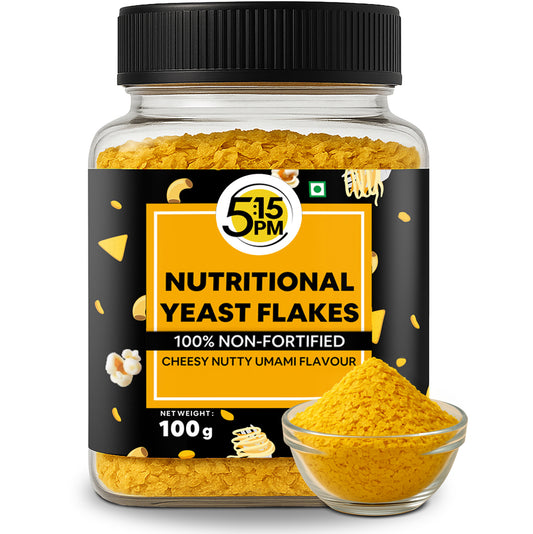5:15 PM Nutritional Yeast Flakes Unfortified| Yeast Seasoning| Non-Fortified| Nutty & Cheesy Flavour| Nooch - 100g