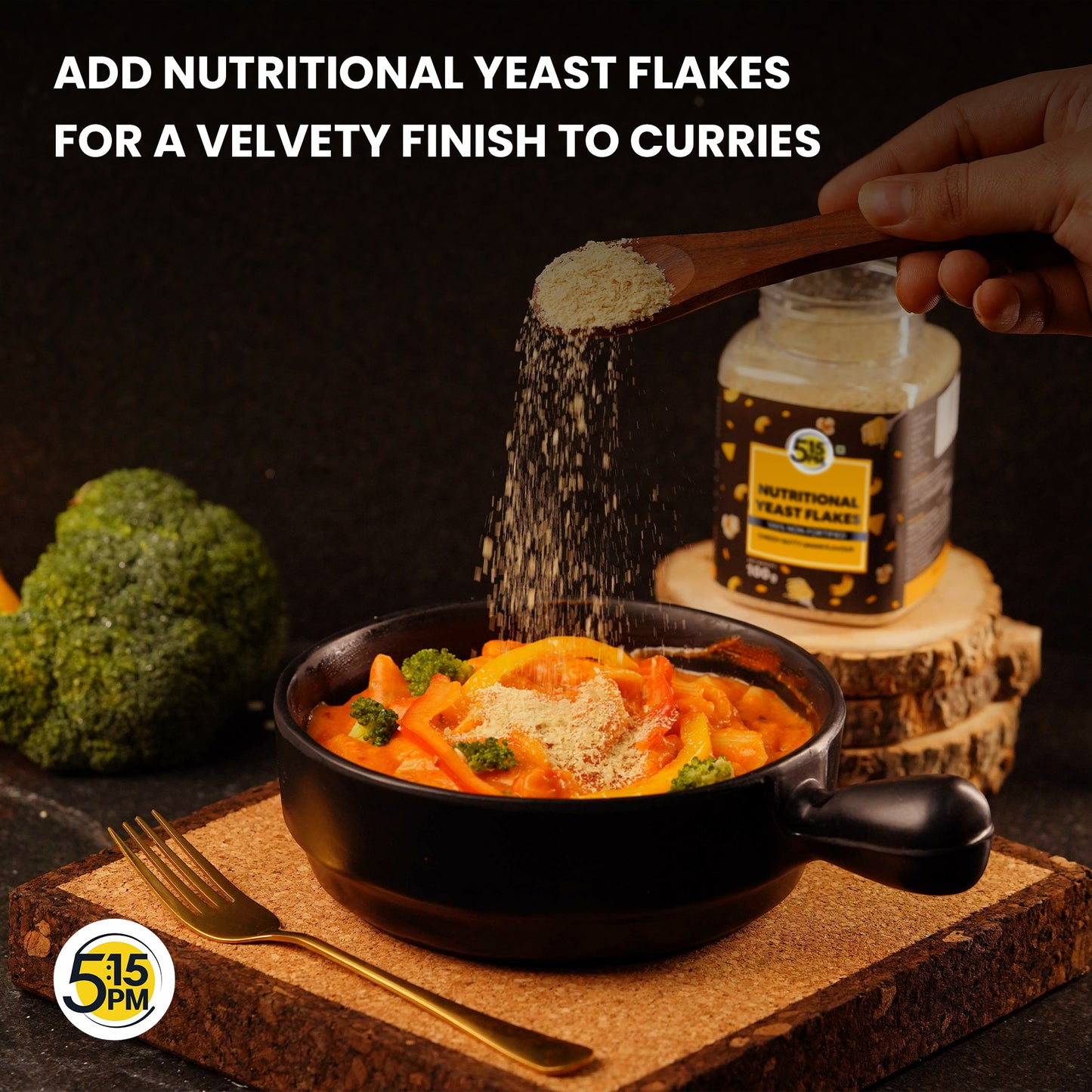 5:15 PM Nutritional Yeast Flakes Unfortified| Yeast Seasoning| Non-Fortified| Nutty & Cheesy Flavour| Nooch - 100g