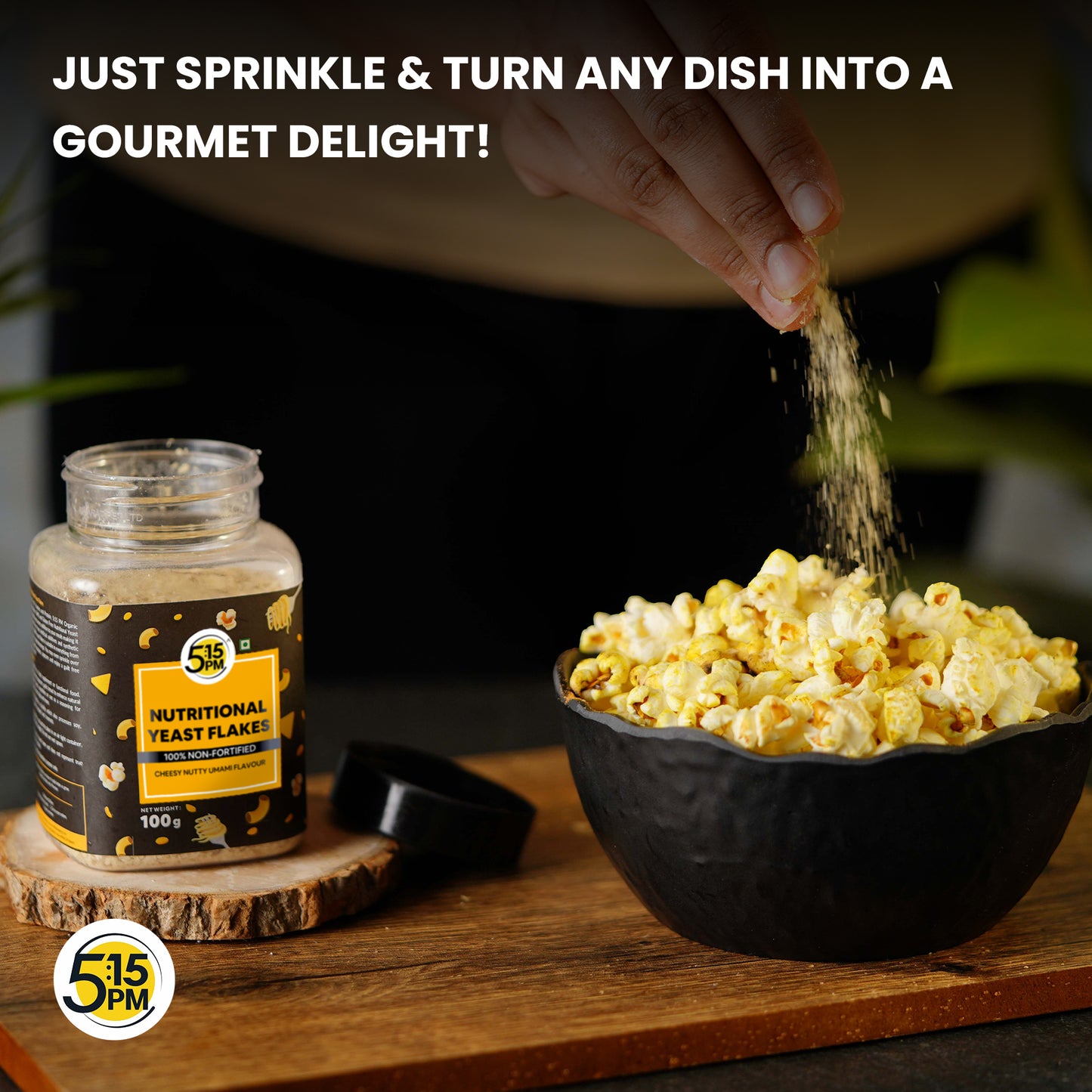 5:15 PM Nutritional Yeast Flakes Unfortified| Yeast Seasoning| Non-Fortified| Nutty & Cheesy Flavour| Nooch - 100g