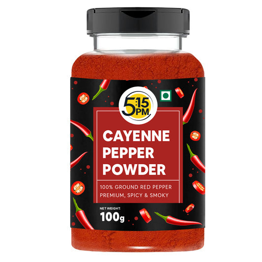 5:15PM Cayenne Pepper Powder 100g | Spicy & Smoky | Perfect for Cooking, Seasoning |100 gram