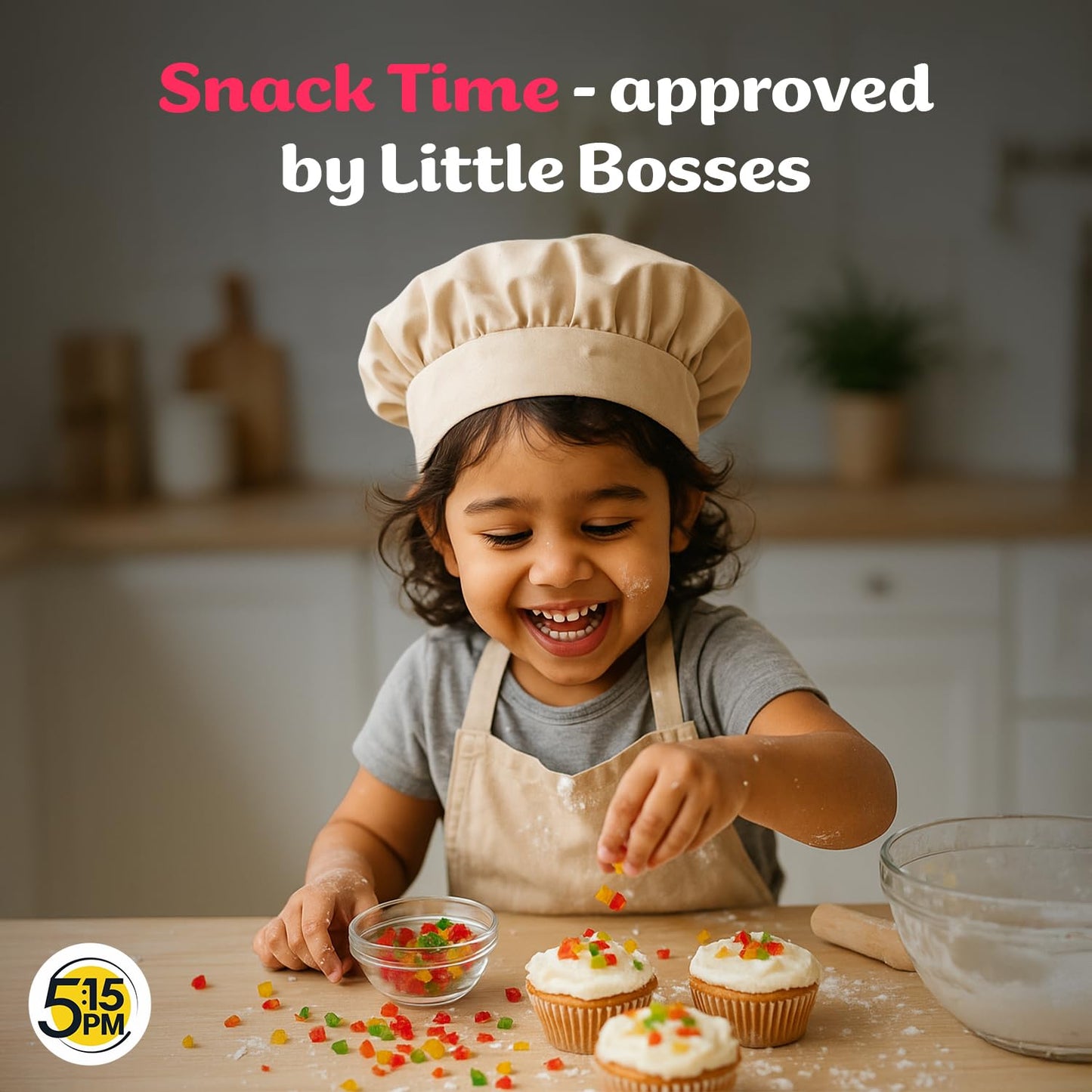5:15PM Tutti Frutti 500gm|Mix Tutti Frutti Cherry| Tooty Fruity for Cake Baking| Dried Mix Multicolour Papaya pieces| Sweet Cherries – 500gm